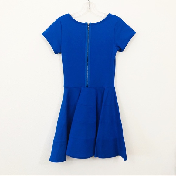 Felicity & Coco Brilliant Blue Skirt Ponte Dress - Picture 3 of 15